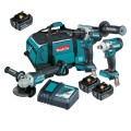 Makita DLX3150TX1 - 18V 5.0Ah Li-Ion Brushless 3 Piece Combo Kit